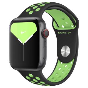 Apple Nike Sport Band per Apple Watch Series 1-7 / SE - 38/40/41 mm - Black  / Lime Blast | Smartphonecover.it