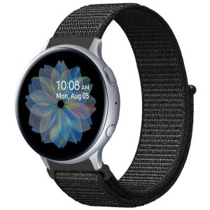 iMoshion Cinturino in nylon per Samsung Galaxy Watch 40/42mm / Active 2 42/44mm  / Watch 3 41mm - Nero | Smartphonecover.it