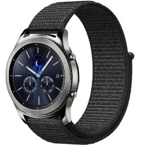 iMoshion Cinturino in nylon per Samsung Galaxy Watch 46mm / Gear S3  Frontier / S3 Classic / Watch 3 45mm - Nero | Smartphonecover.it