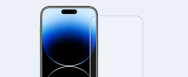 Protection d'&eacute;cran pour t&eacute;l&eacute;phones